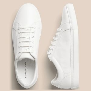Banana Republic, White Sneaker, vegan leather, NWT